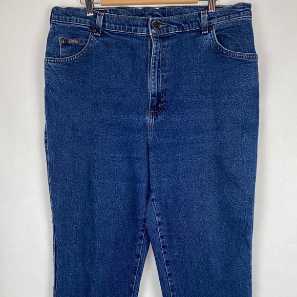 Riders by Lee High Waist Denim Blue Jeans size 18P petite EUC - Picture 1 of 7
